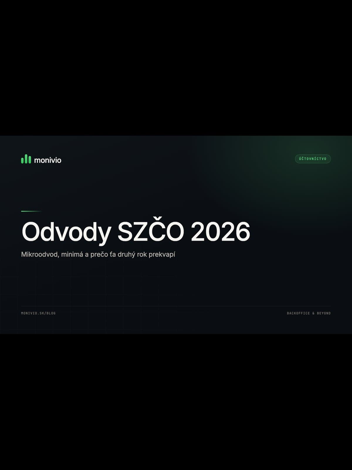 Odvody SZČO 2026: mikroodvod, minimálne odvody a prečo ťa druhý rok prekvapí