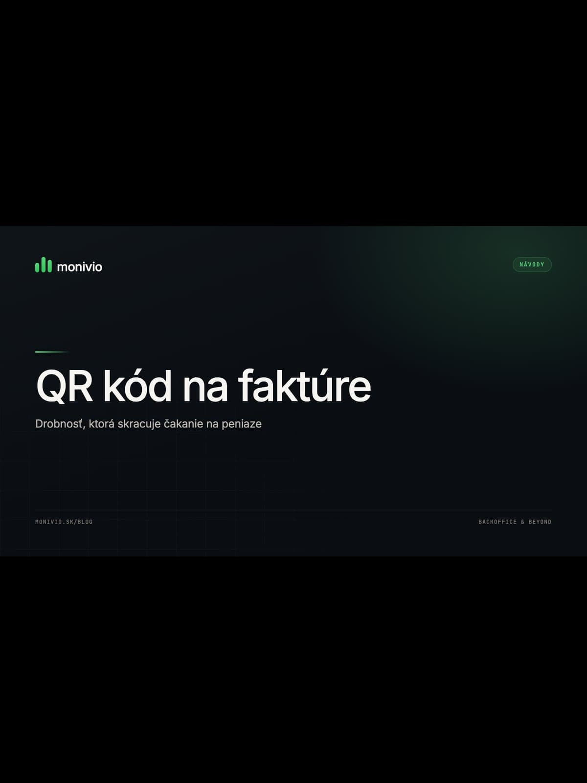 QR kód na faktúre: drobnosť, ktorá skracuje čakanie na peniaze