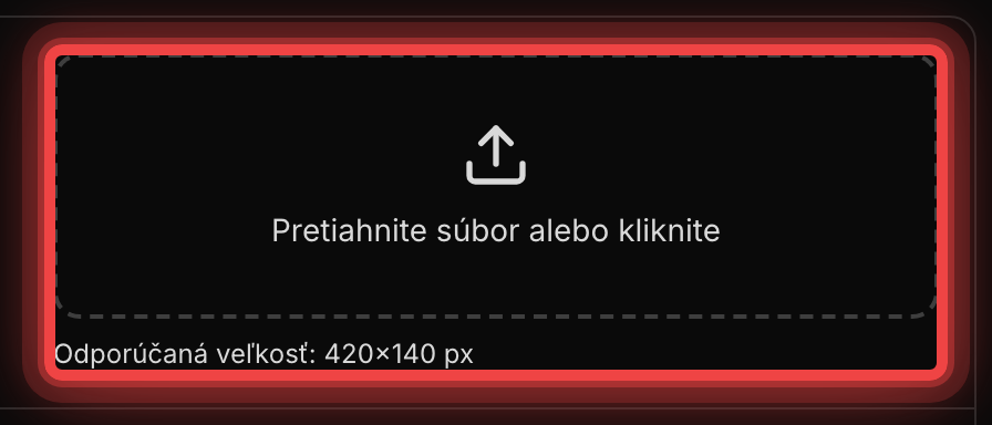 Nahrané logo s náhľadom