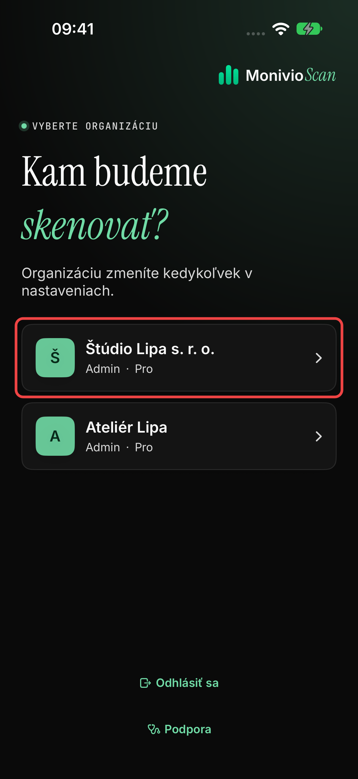 Výber medzi firmami Štúdio Lipa a Ateliér Lipa
