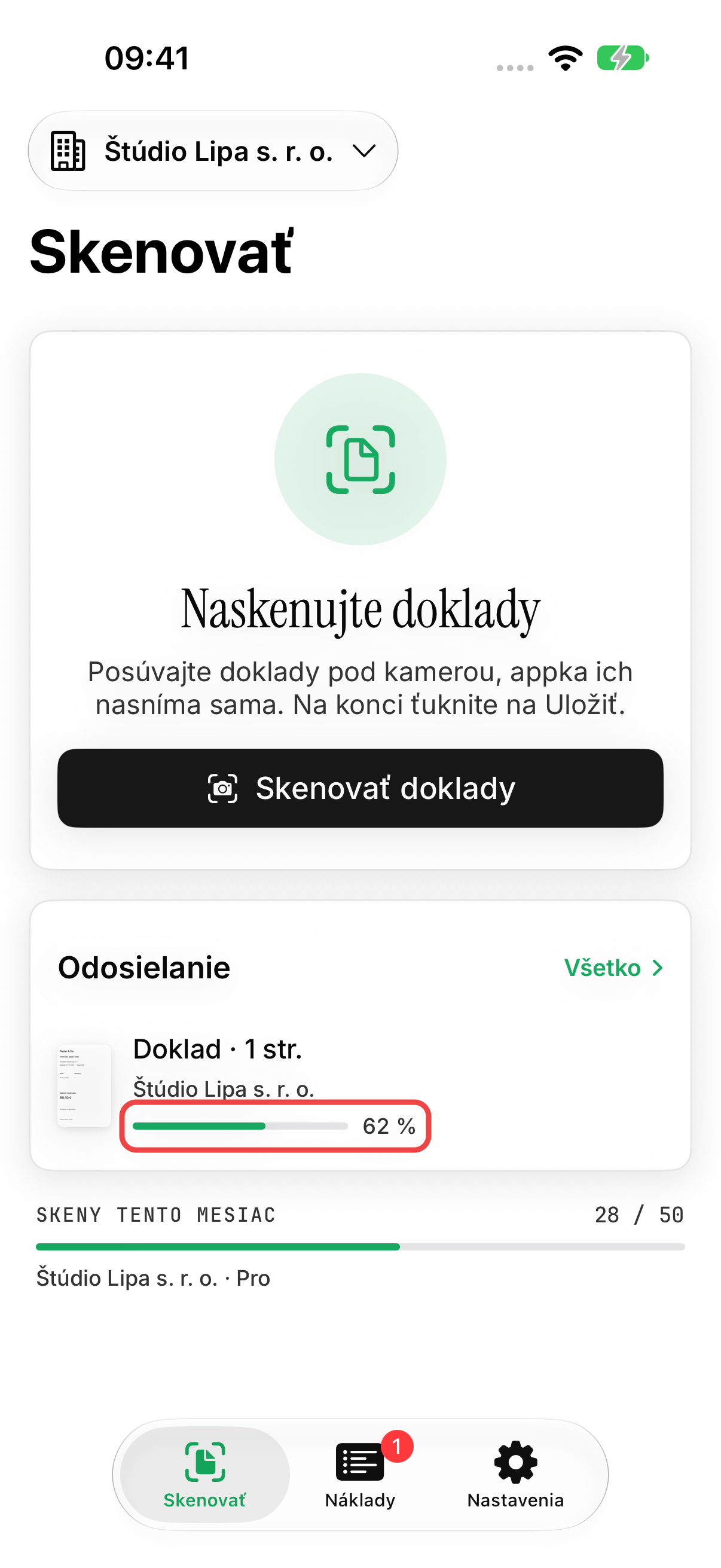 Doklad vo firme Štúdio Lipa počas nahrávania