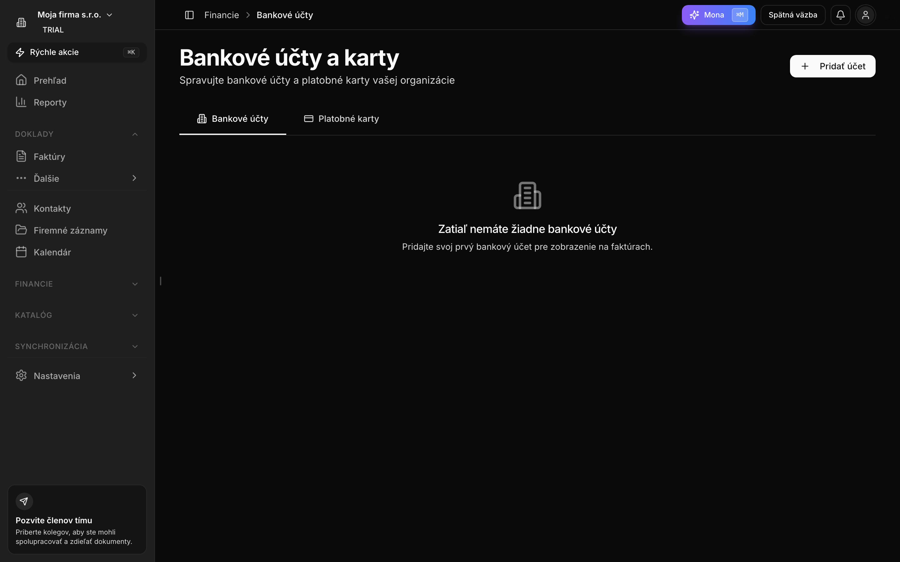 Zoznam nepárovaných transakcií