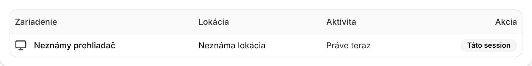 Backup kódy